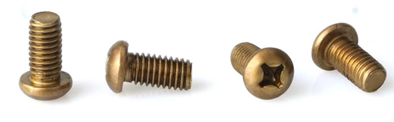 pan head phillips brass machine screw m1 m2 m3