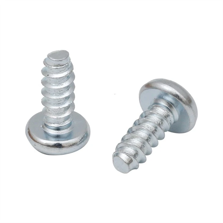 Phillips steel pan head self tapping screw